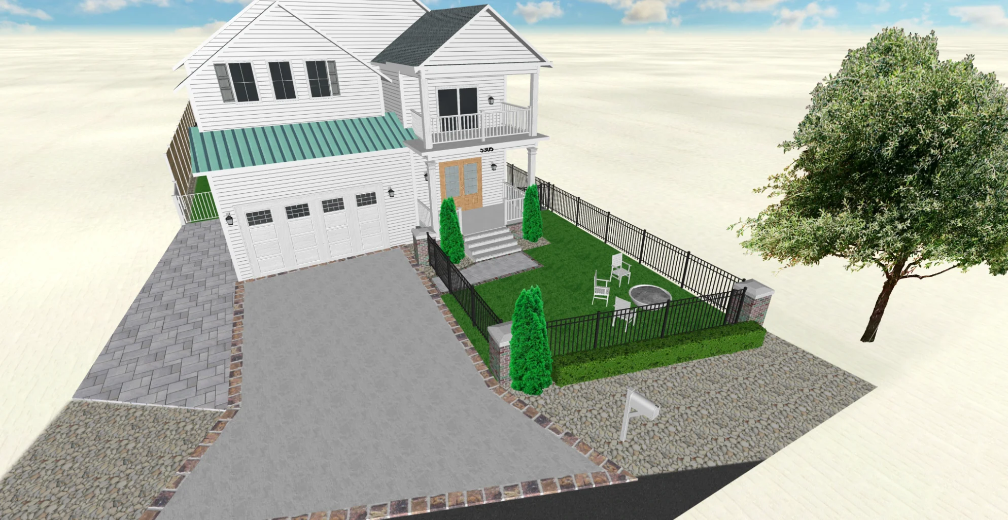 Landscape Design Rendering